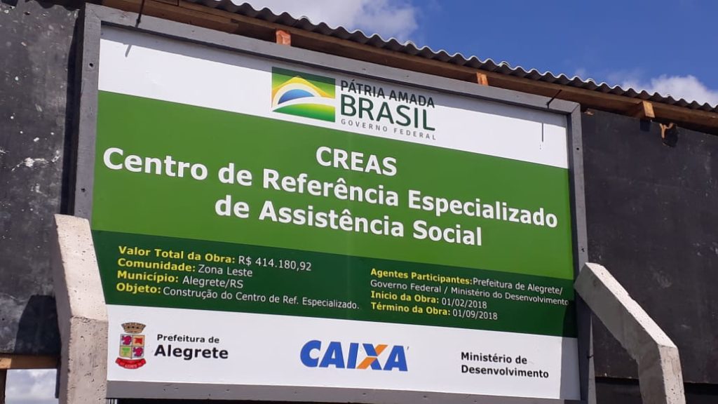 Centro de Referência Especializado de Assistência Social de Alegrete/RS.